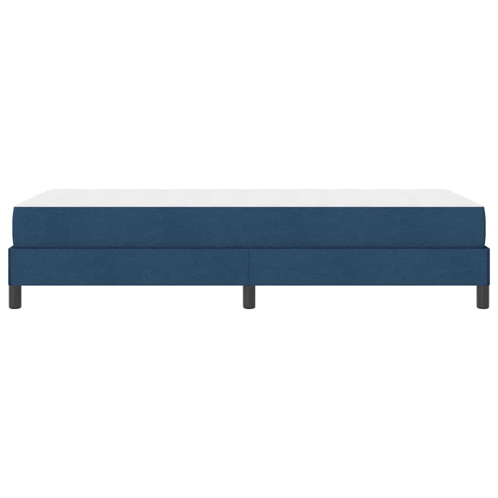 vidaXL Łóżko sprężynowe z materacem Niebieski 100 x 200 cm tkanina