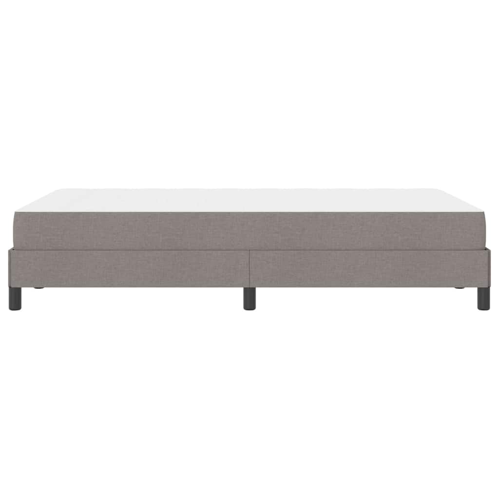 vidaXL Łóżko sprężynowe z materacem Ciemnoszary 120 x 190 cm tkanina