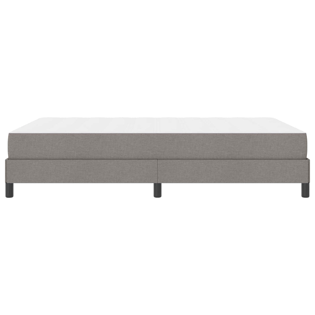 vidaXL Łóżko sprężynowe z materacem Ciemnoszary 160 x 200 cm tkanina