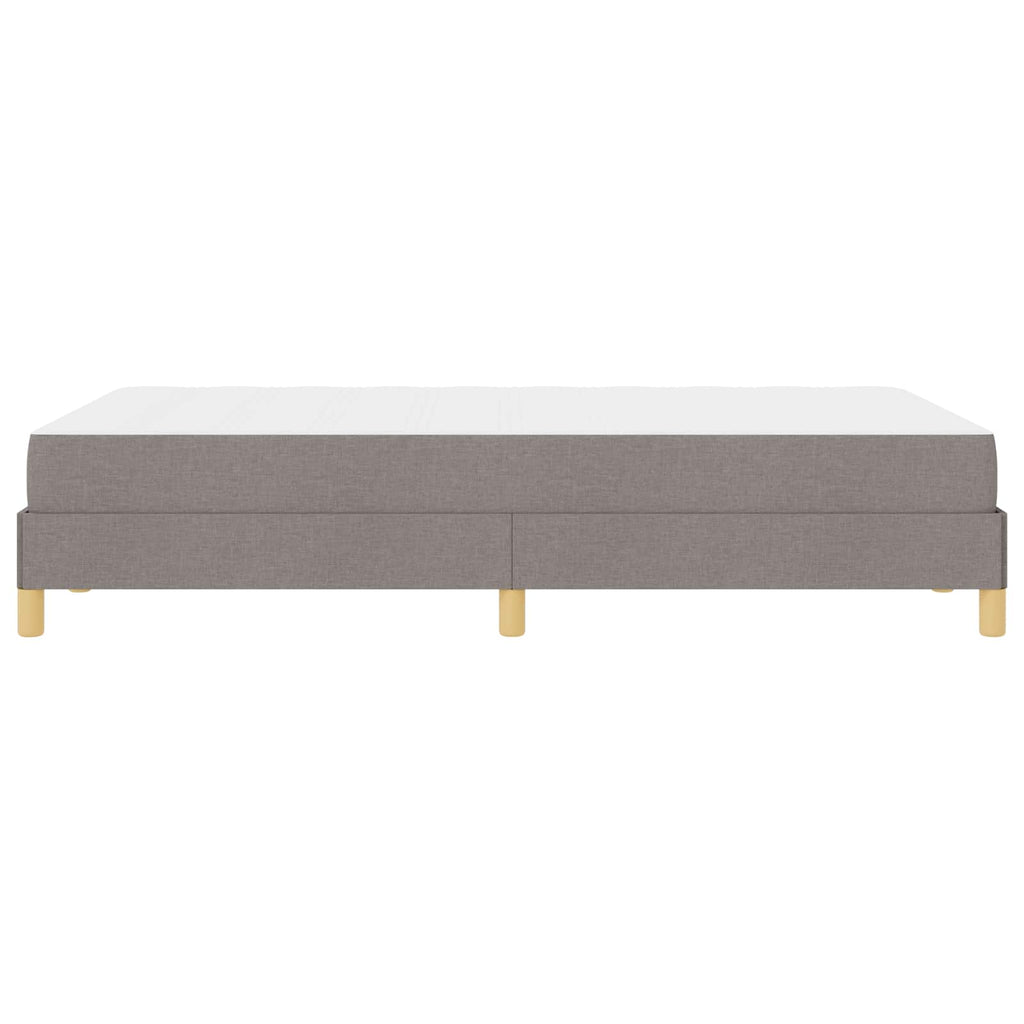 vidaXL Łóżko sprężynowe z materacem Ciemnoszary 120 x 200 cm tkanina