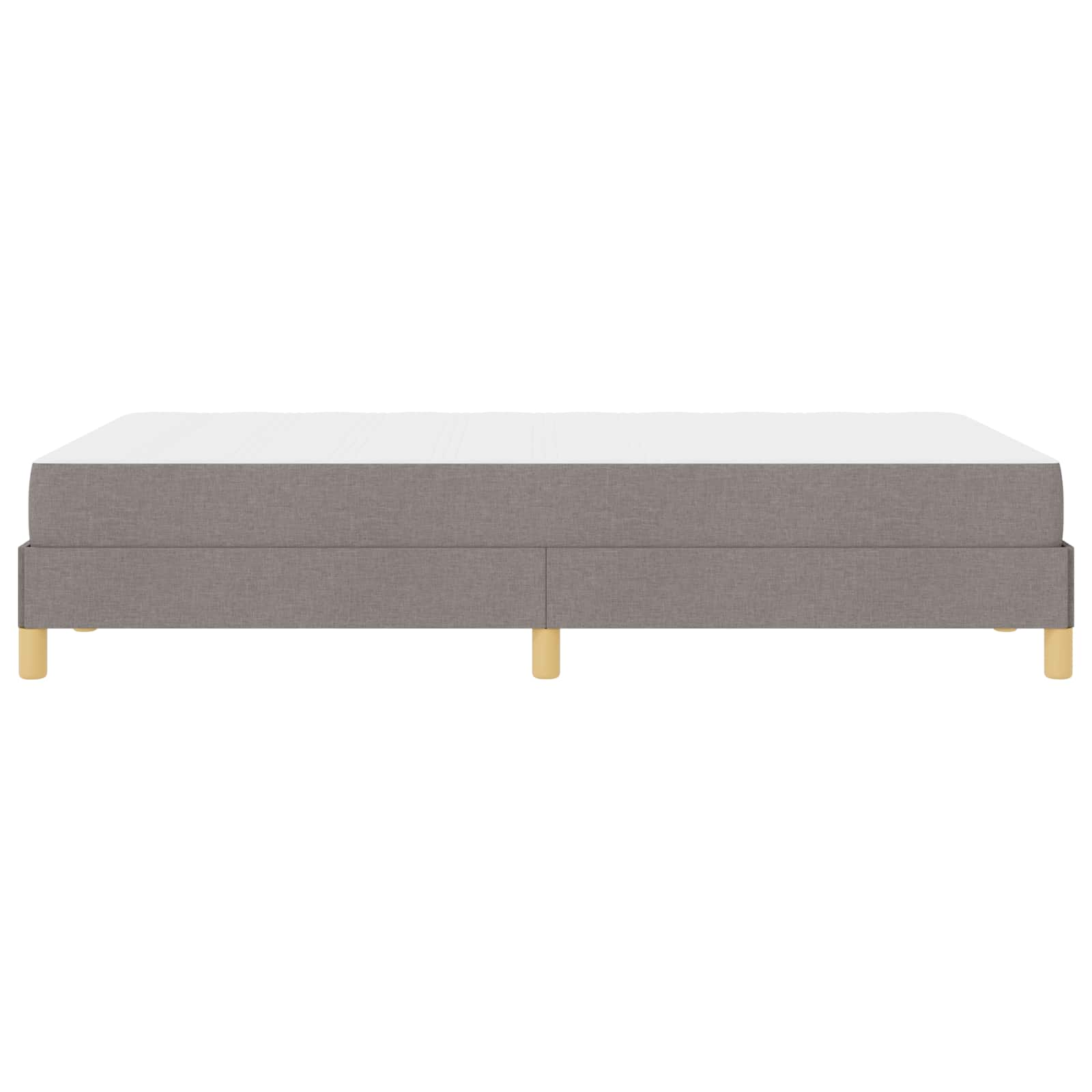 vidaXL Łóżko sprężynowe z materacem Ciemnoszary 120 x 200 cm tkanina