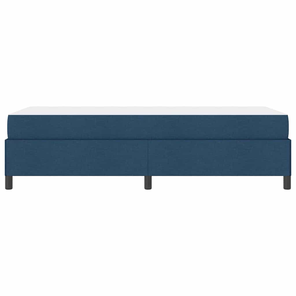 vidaXL Łóżko sprężynowe Niebieski 100 x 200 cm tkanina