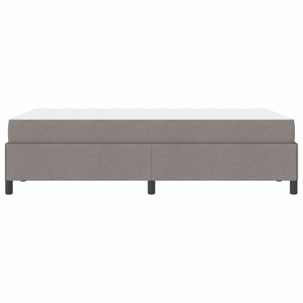 vidaXL Łóżko sprężynowe Ciemnoszary 120 x 190 cm tkanina