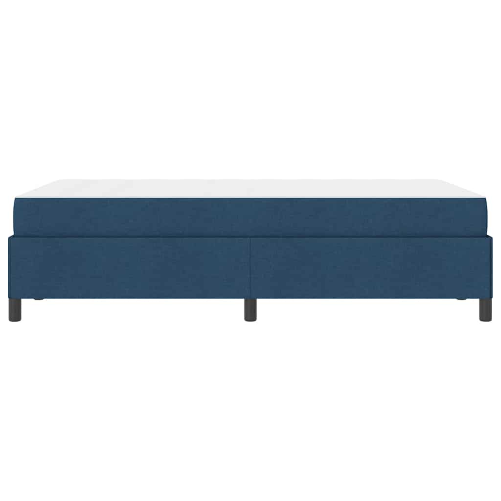 vidaXL Łóżko sprężynowe Niebieski 120 x 190 cm tkanina