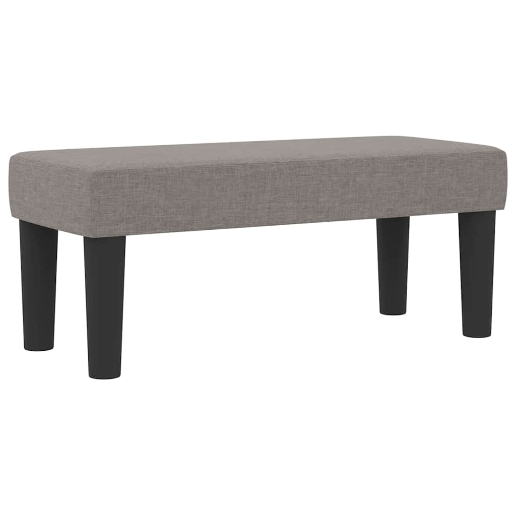 vidaXL Łóżko sprężynowe Z zagłówkiem Ciemnoszary 90 x 200 cm tkanina