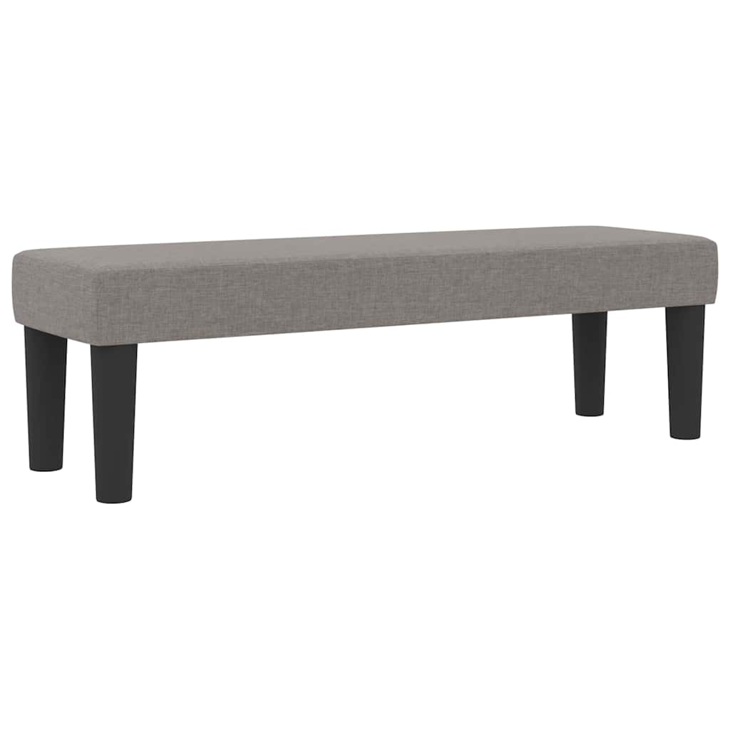 vidaXL Łóżko sprężynowe Z zagłówkiem Ciemnoszary 120 x 200 cm tkanina