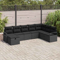 vidaXL Zestaw Sof z poduszką 6 pcs polirattan