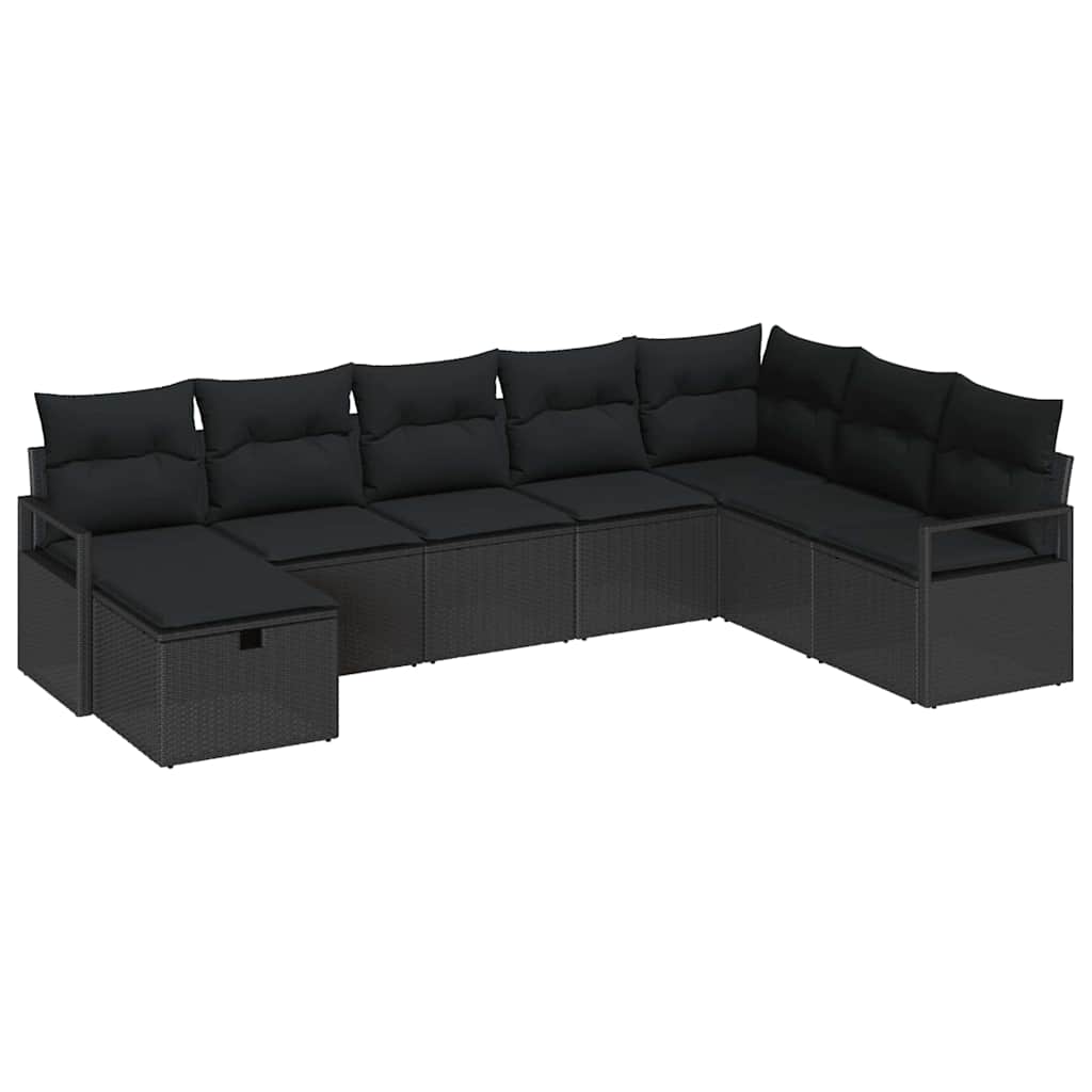 vidaXL Zestaw Sof z poduszką 6 pcs polirattan