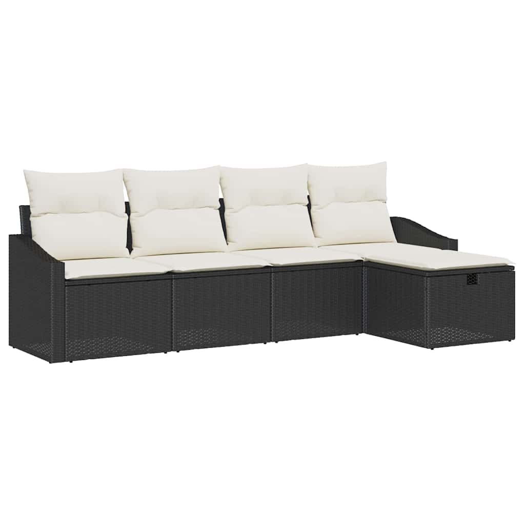 vidaXL Zestaw Sof z poduszką 6 pcs polirattan