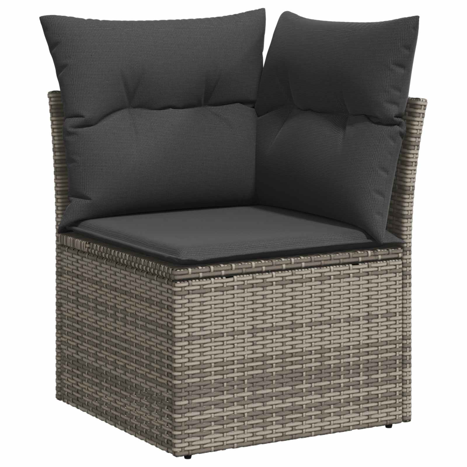 vidaXL Zestaw Sof na Ogród 12 szt. 12-Liczba miejsc Szary