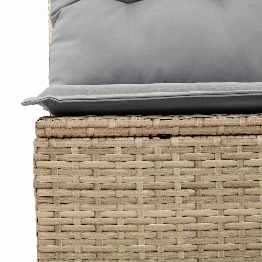 vidaXL Zestaw Sof na Ogród 11 szt. 7-Liczba miejsc Beżowy i jasnoszary