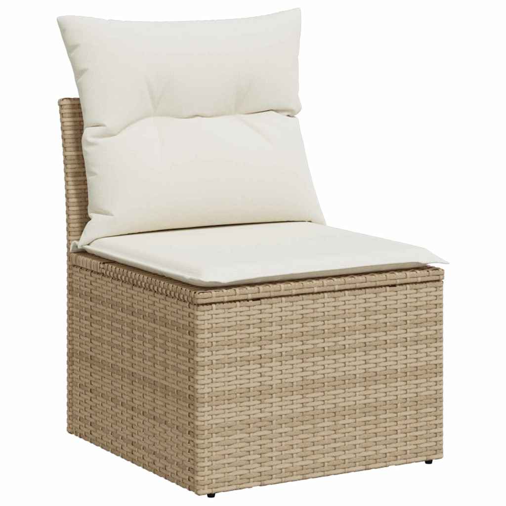 vidaXL Zestaw Sof na Ogród 8 szt. 7-Liczba miejsc Beżowy i kremowy