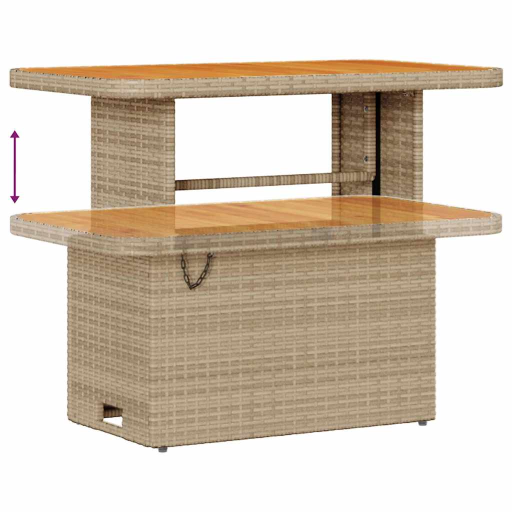 vidaXL Zestaw Sof na Ogród z poduszką 9 pcs Beżowy i kremowy
