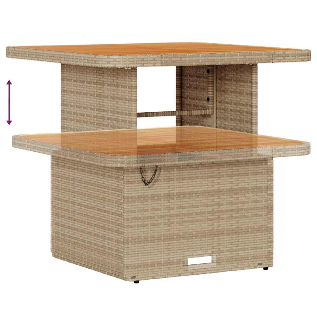 vidaXL Zestaw Sof na Ogród 12 szt. 11-Liczba miejsc Beżowy Polirattan