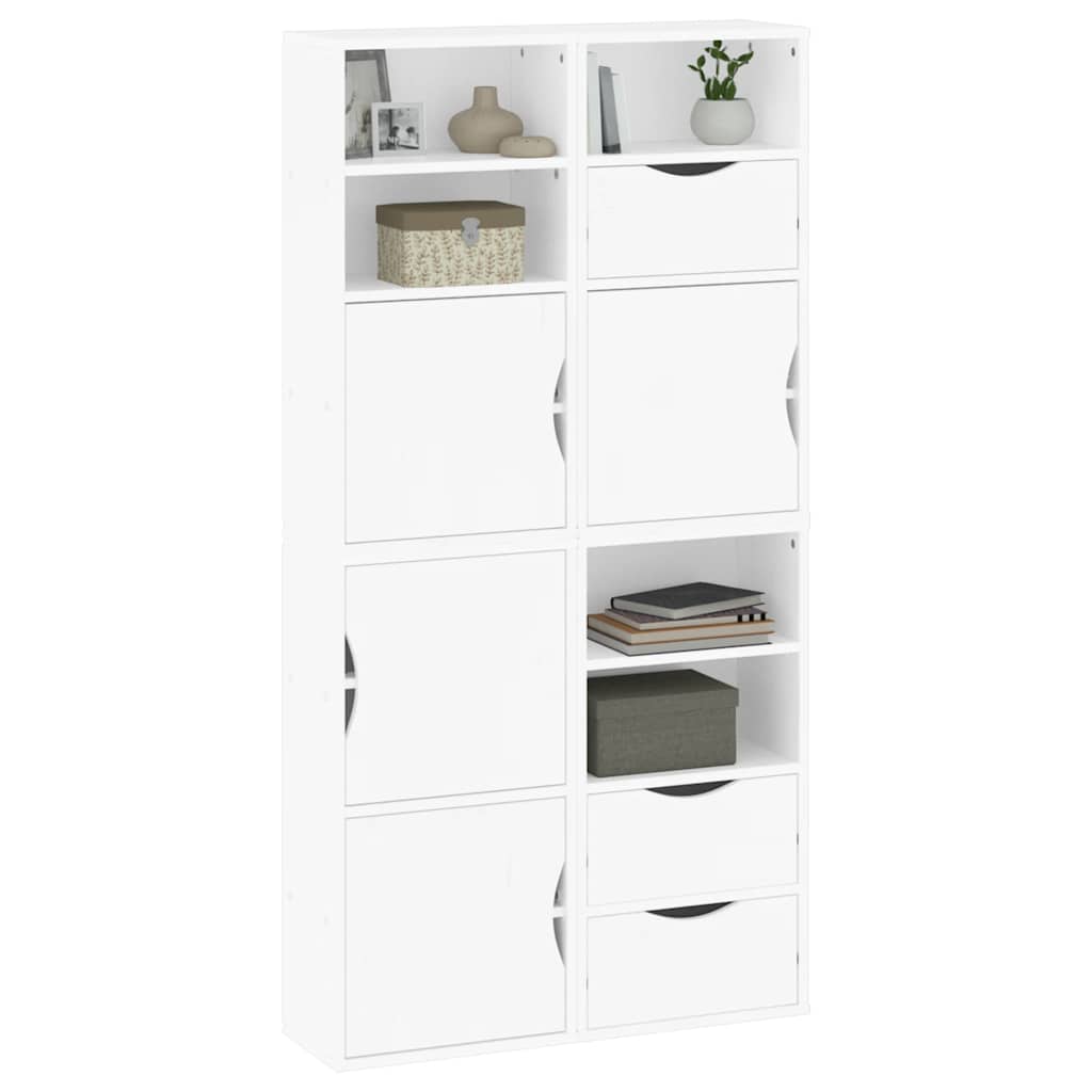vidaXL Szafki boczne 4 szt. "ODDA" 40x24x79 cm lite drewno sosnowe