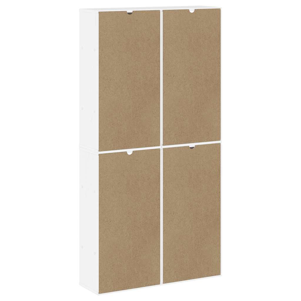vidaXL Szafki boczne 4 szt. "ODDA" 40x24x79 cm lite drewno sosnowe