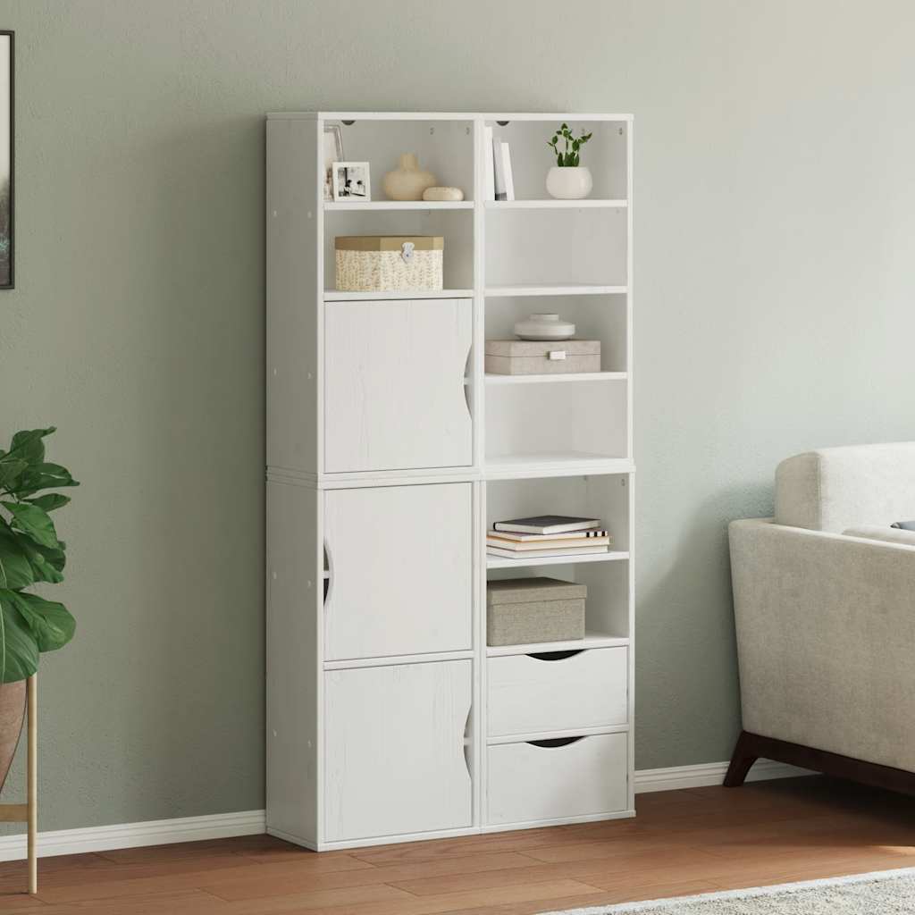 vidaXL Szafki boczne 4 szt. "ODDA" 40x24x79 cm lite drewno sosnowe
