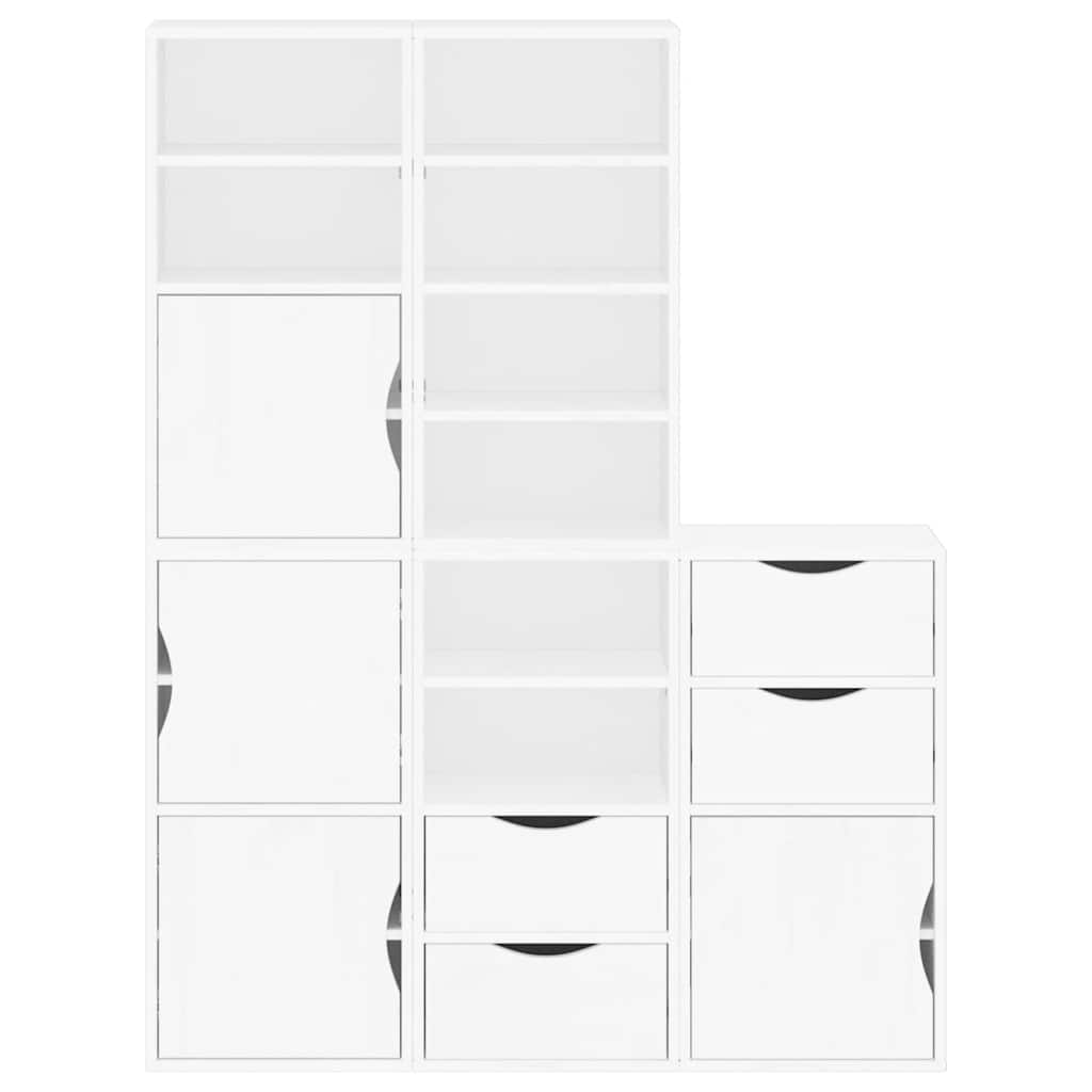 vidaXL Szafki boczne 5 szt. "ODDA" 40x24x79 cm lite drewno sosnowe