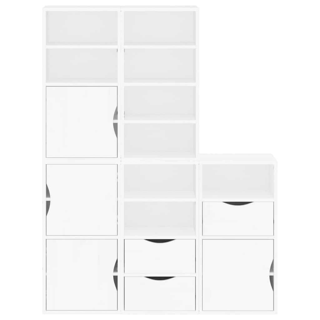 vidaXL Szafki boczne 5 szt. "ODDA" 40x24x79 cm lite drewno sosnowe