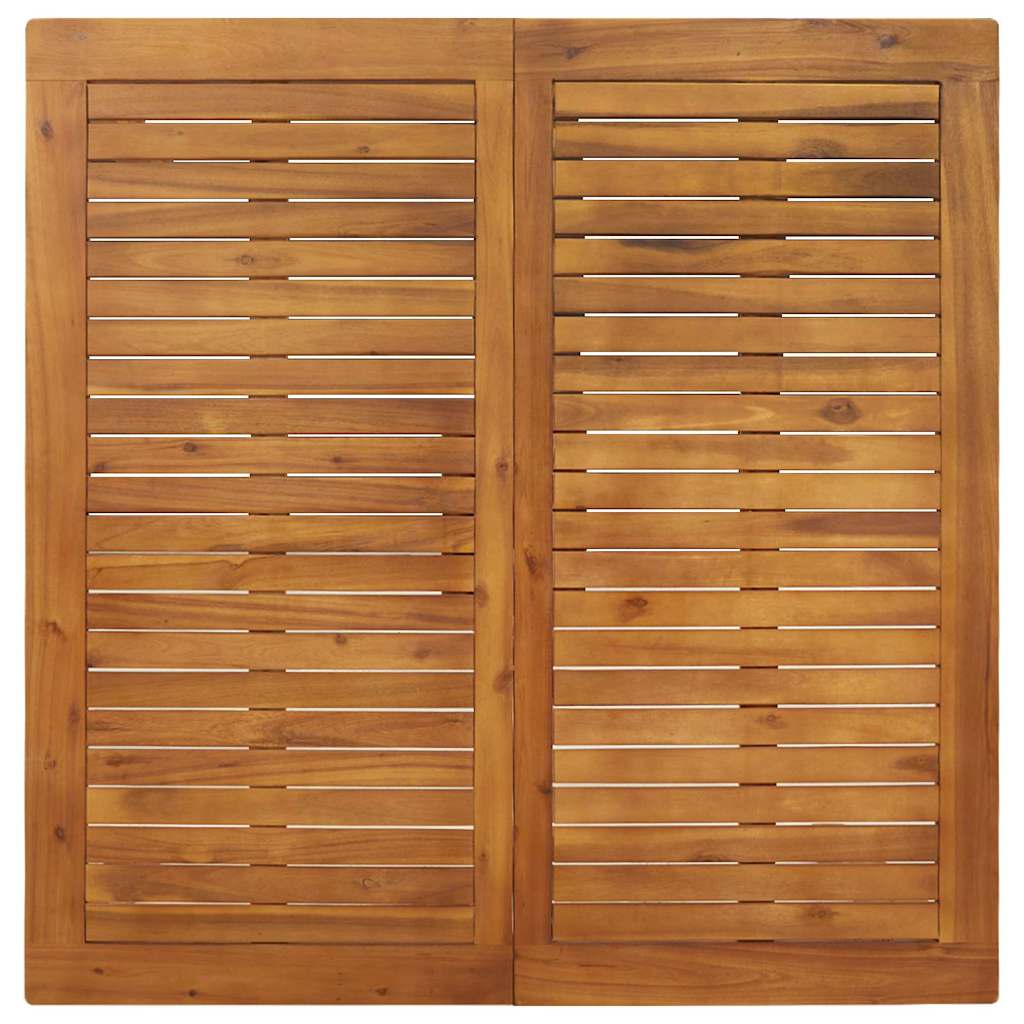 vidaXL Zestaw do jadalni w ogrodzie 5 pcs Beżowy Lite Drewno Akacji