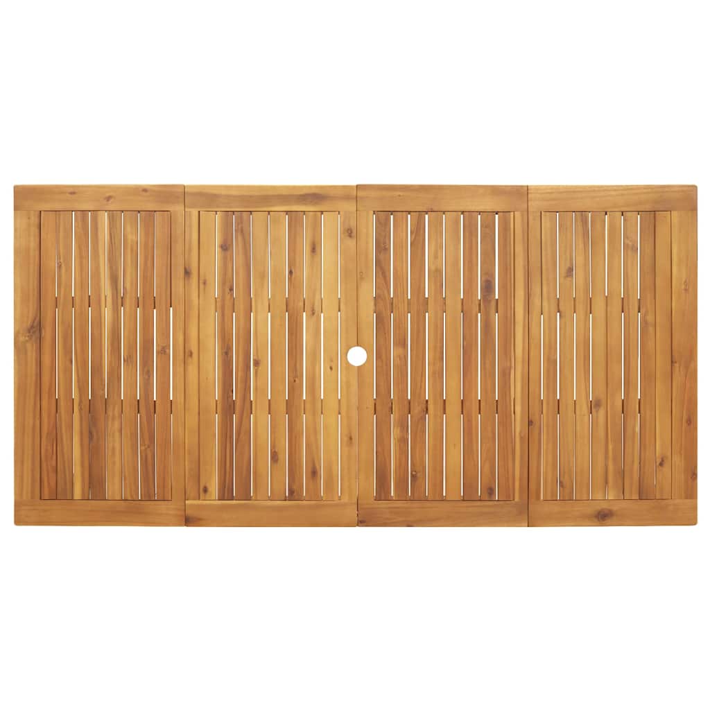 vidaXL Zestaw do jadalni w ogrodzie 7 pcs Szary Lite Drewno Akacji