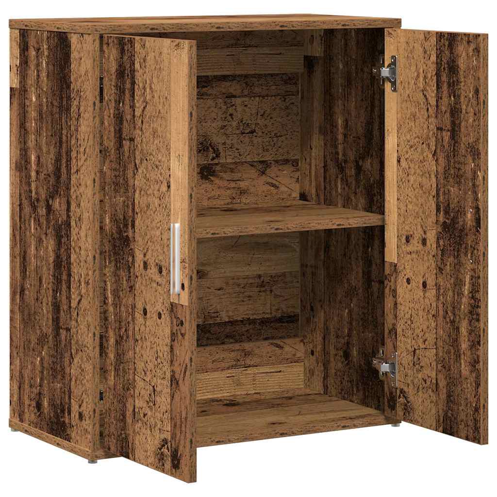 vidaXL Bufet 2 pcs Stare drewno 60 x 31 x 70 cm