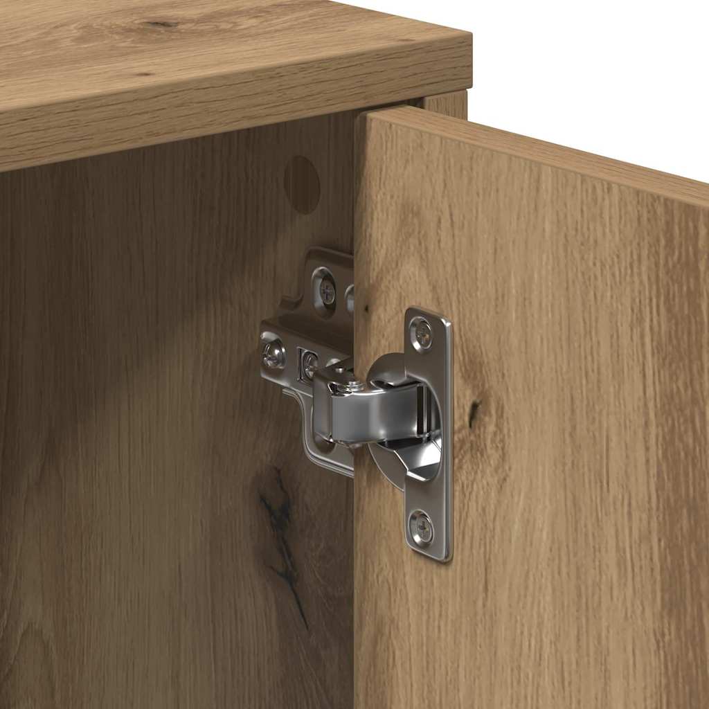 vidaXL Bufet 2 pcs Dąb rzemieślniczy 60 x 31 x 70 cm