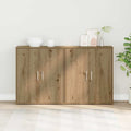 vidaXL Bufet 2 pcs Dąb rzemieślniczy 60 x 31 x 70 cm