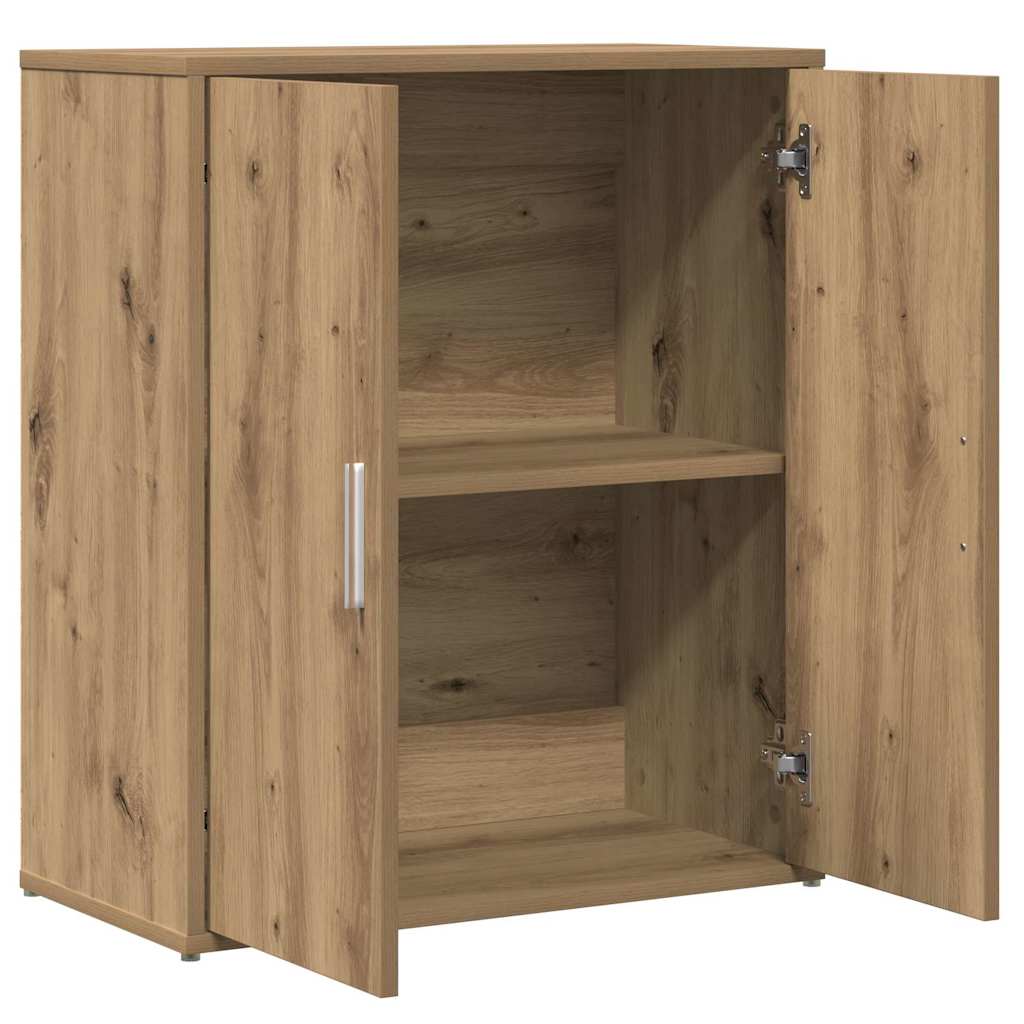 vidaXL Bufet 2 pcs Dąb rzemieślniczy 60 x 31 x 70 cm