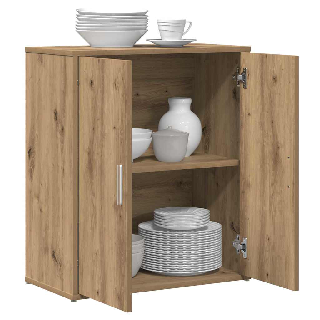 vidaXL Bufet 2 pcs Dąb rzemieślniczy 60 x 31 x 70 cm
