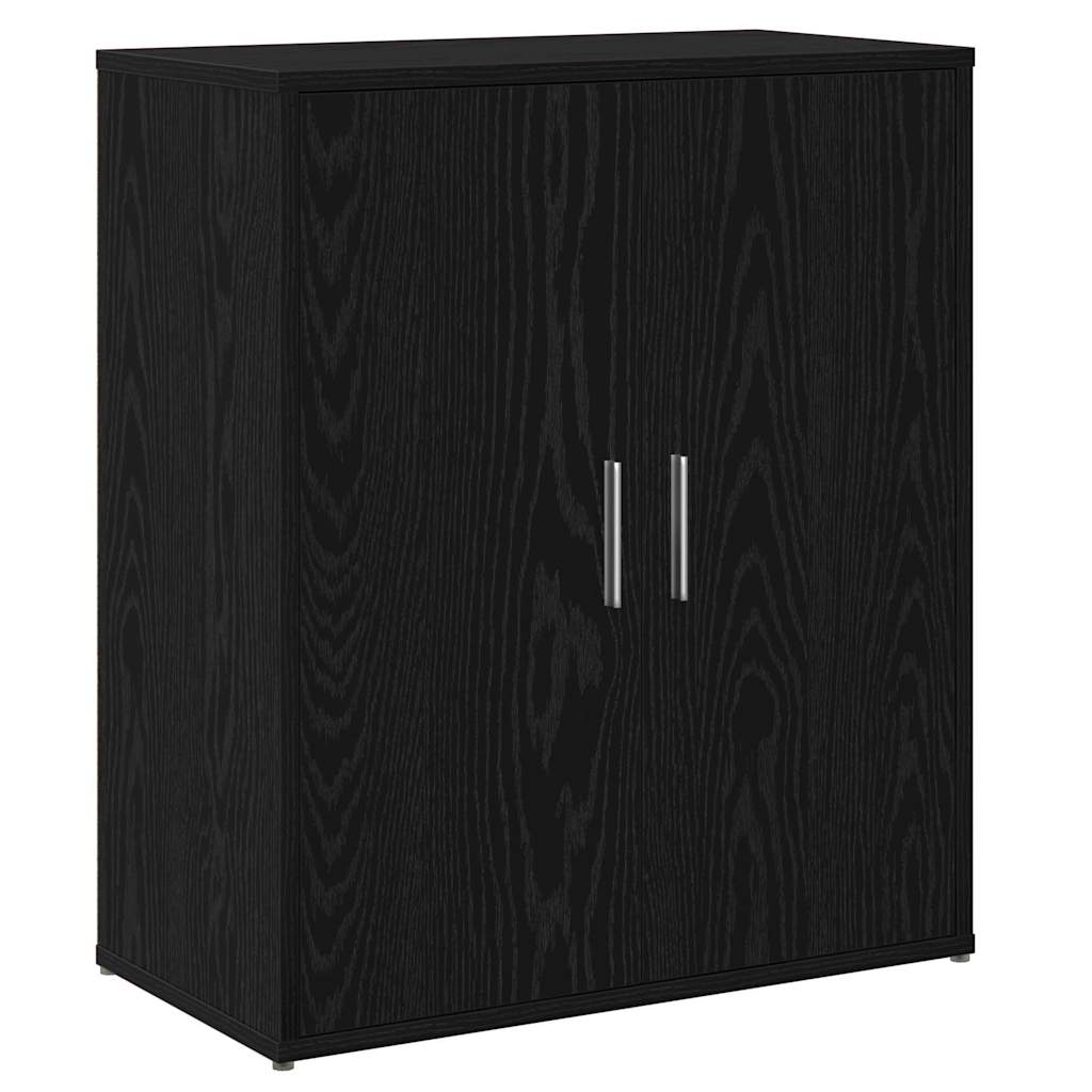 vidaXL Bufet 2 pcs Czarny Dąb 60 x 31 x 70 cm Materiał drewnopochodny