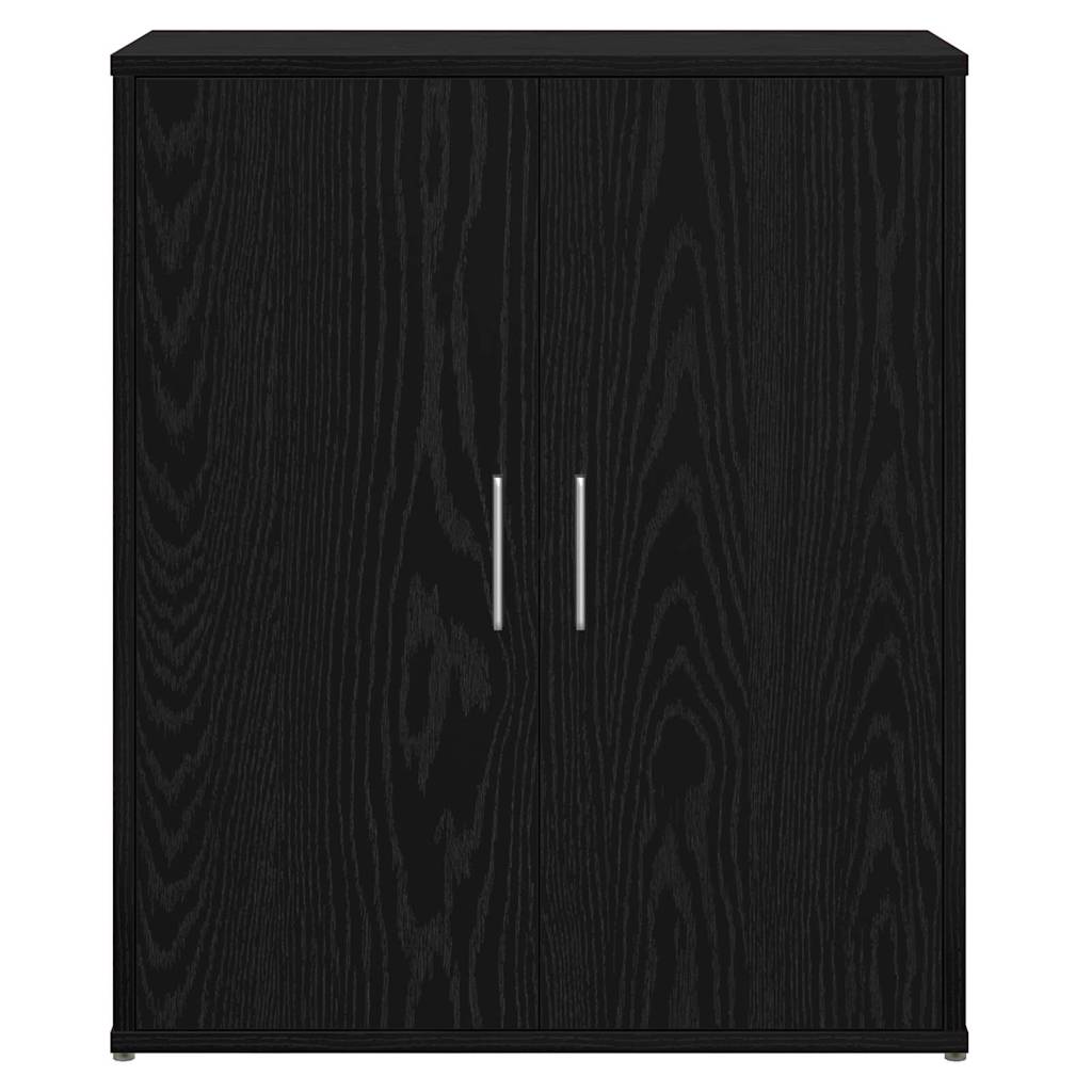 vidaXL Bufet 2 pcs Czarny Dąb 60 x 31 x 70 cm Materiał drewnopochodny