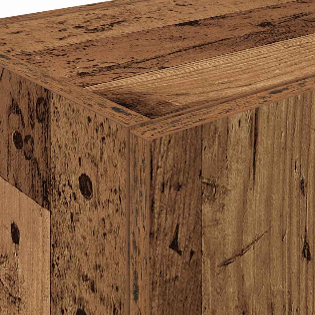 vidaXL Kredens kuchenny z półką 2 pcs Stare drewno 60 x 50 x 180 cm