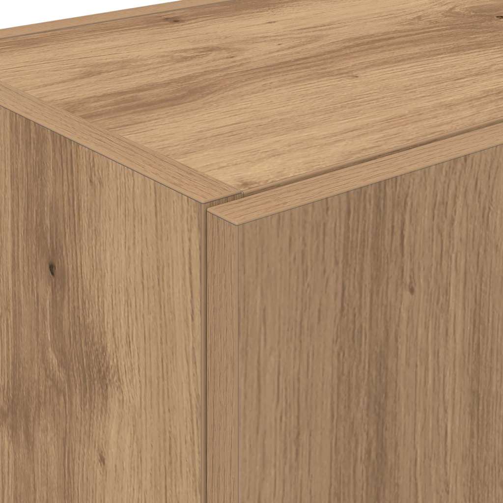 vidaXL Kredens kuchenny 2 pcs Dąb rzemieślniczy 60 x 50 x 180 cm