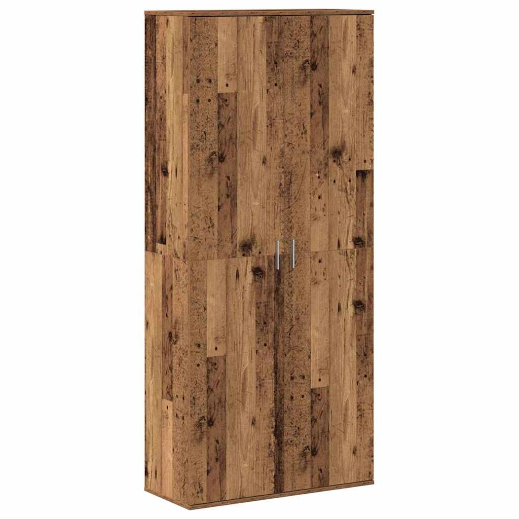 vidaXL Wysoka szafa 80 x 35 x 180 cm Drewno inżynieryjne Stare drewno