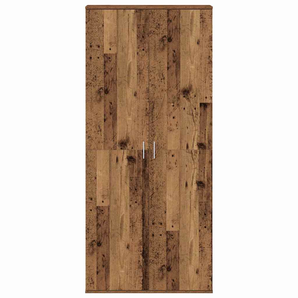 vidaXL Wysoka szafa 80 x 35 x 180 cm Drewno inżynieryjne Stare drewno