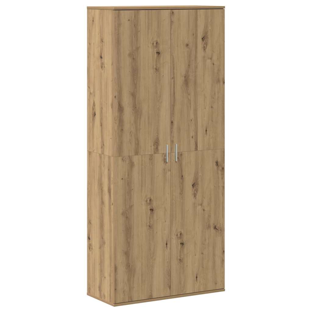 vidaXL Wysoka szafa dąb artisan 80 x 35 x 180 cm