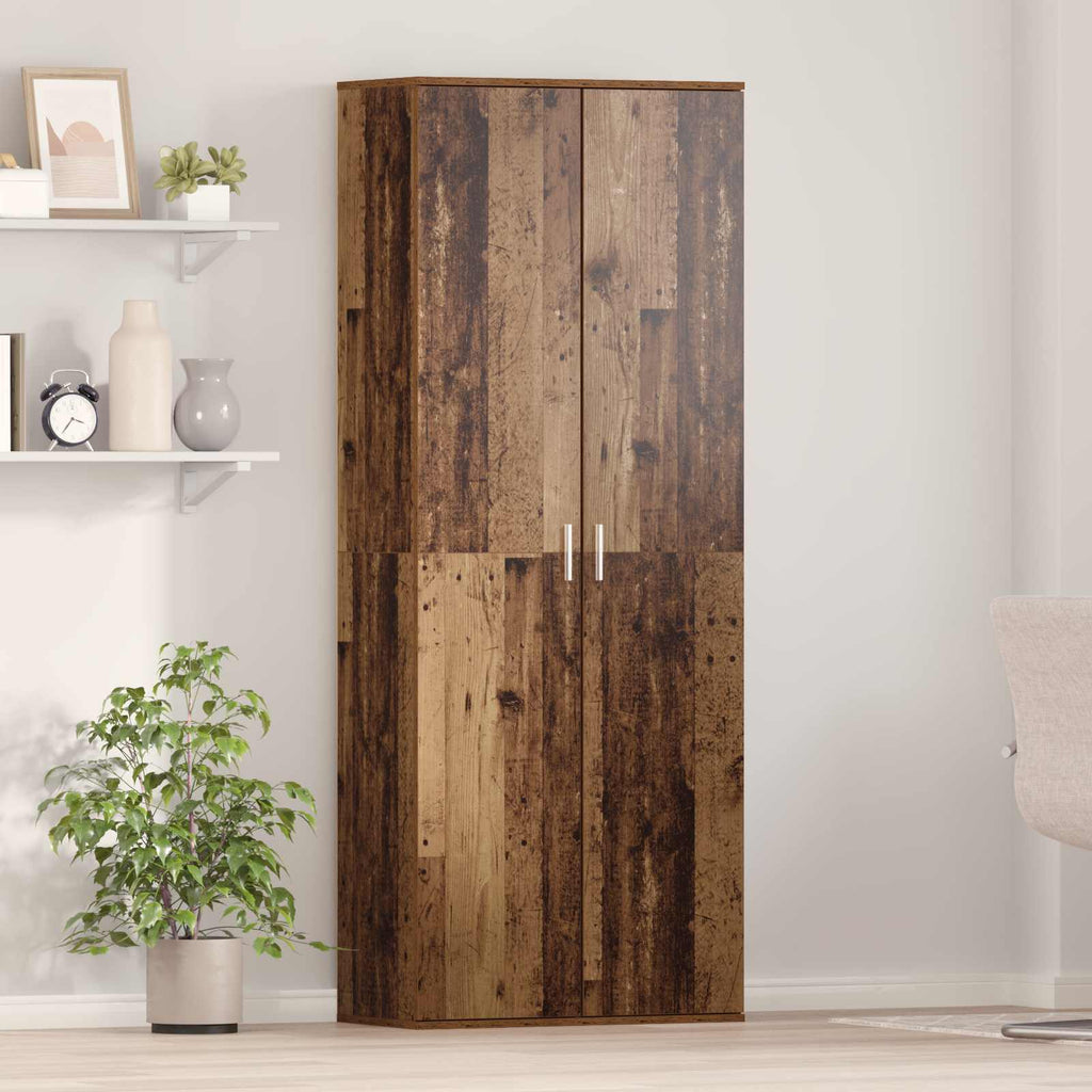vidaXL Highboard Stare drewno 70 x 33.5 x 180 cm
