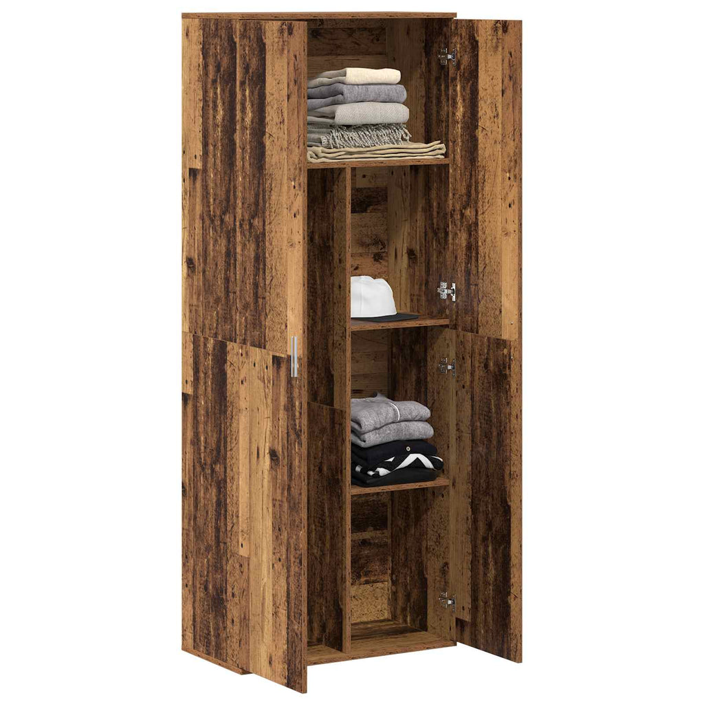 vidaXL Highboard Stare drewno 70 x 33.5 x 180 cm