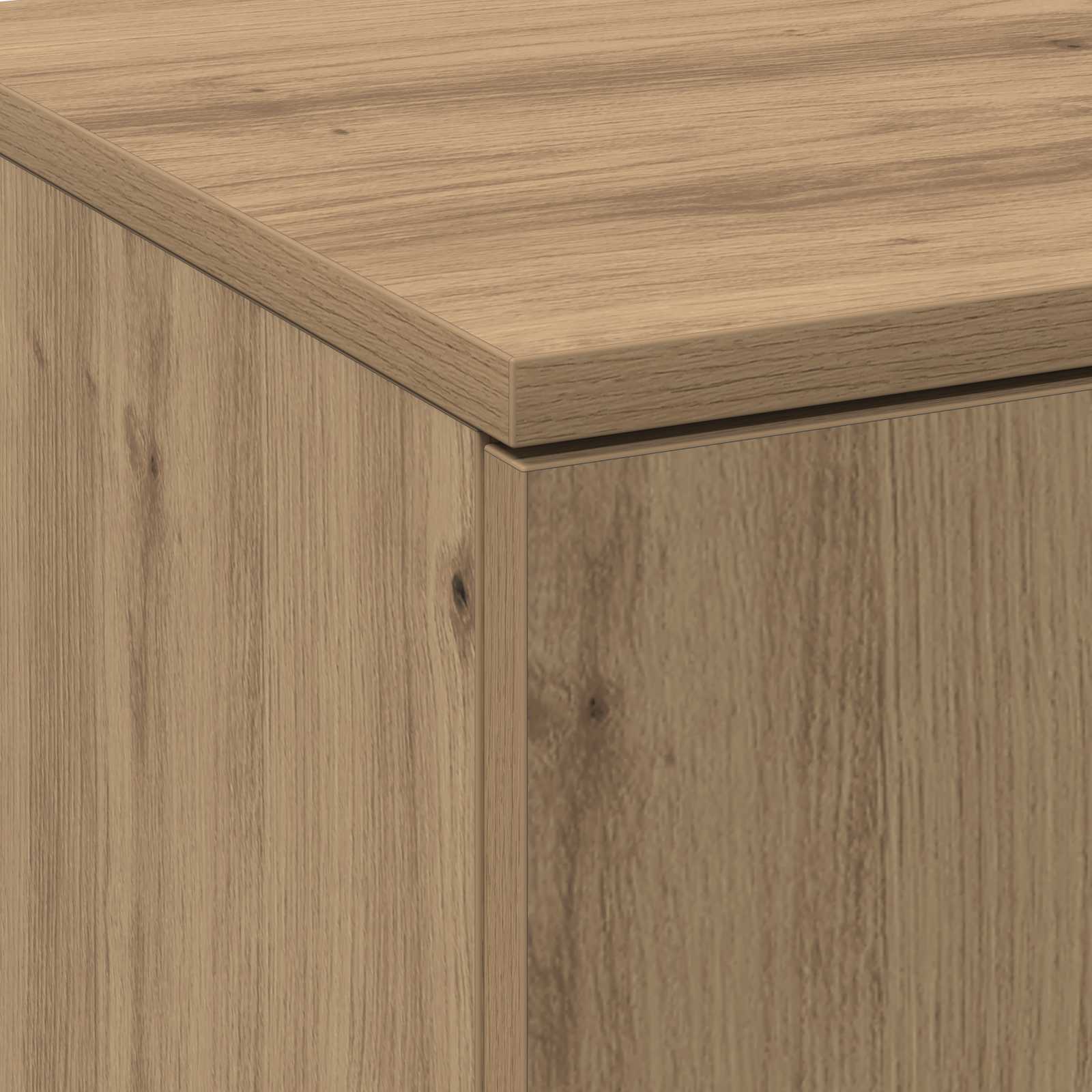 vidaXL Highboard Dąb rzemieślniczy 70 x 33.5 x 180 cm