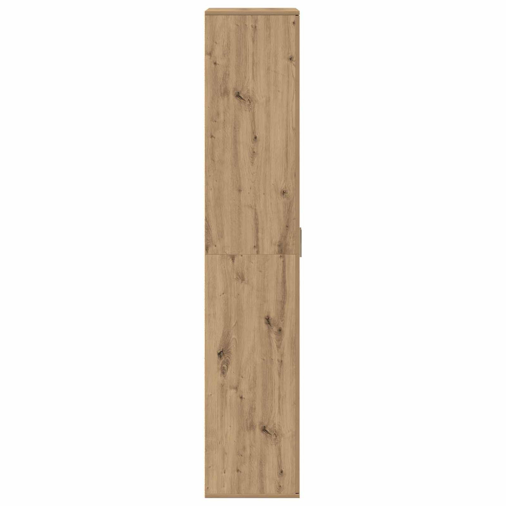 vidaXL Highboard Dąb rzemieślniczy 70 x 33.5 x 180 cm