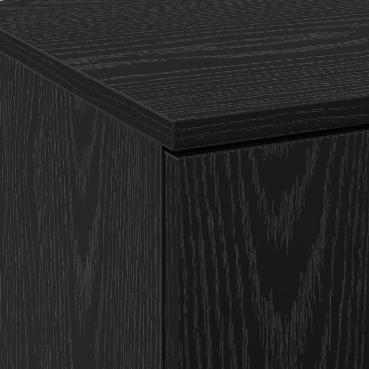 vidaXL Highboard 70 x 33.5 x 180 cm Drewno inżynieryjne Czarny Dąb