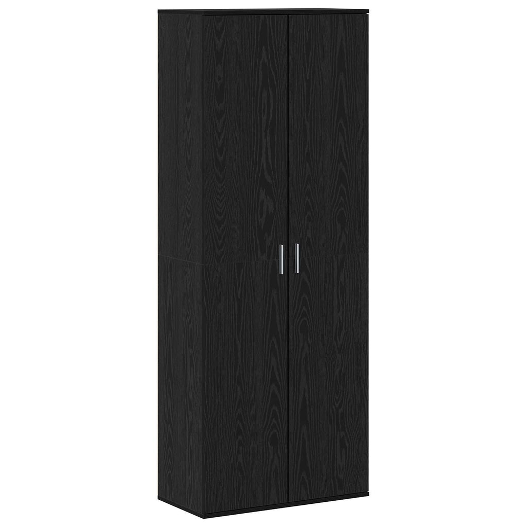 vidaXL Highboard 70 x 33.5 x 180 cm Drewno inżynieryjne Czarny Dąb