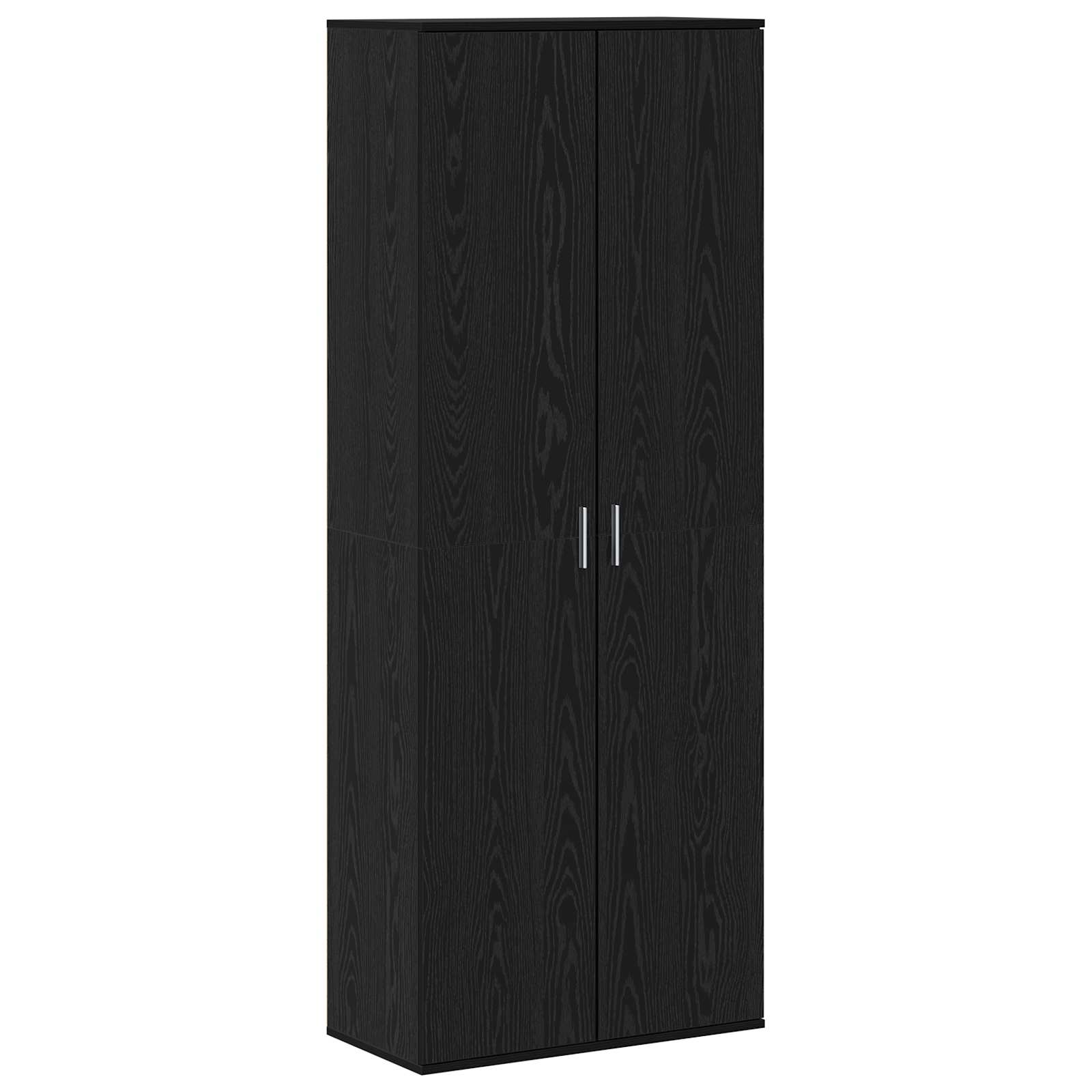 vidaXL Highboard 70 x 33.5 x 180 cm Drewno inżynieryjne Czarny Dąb