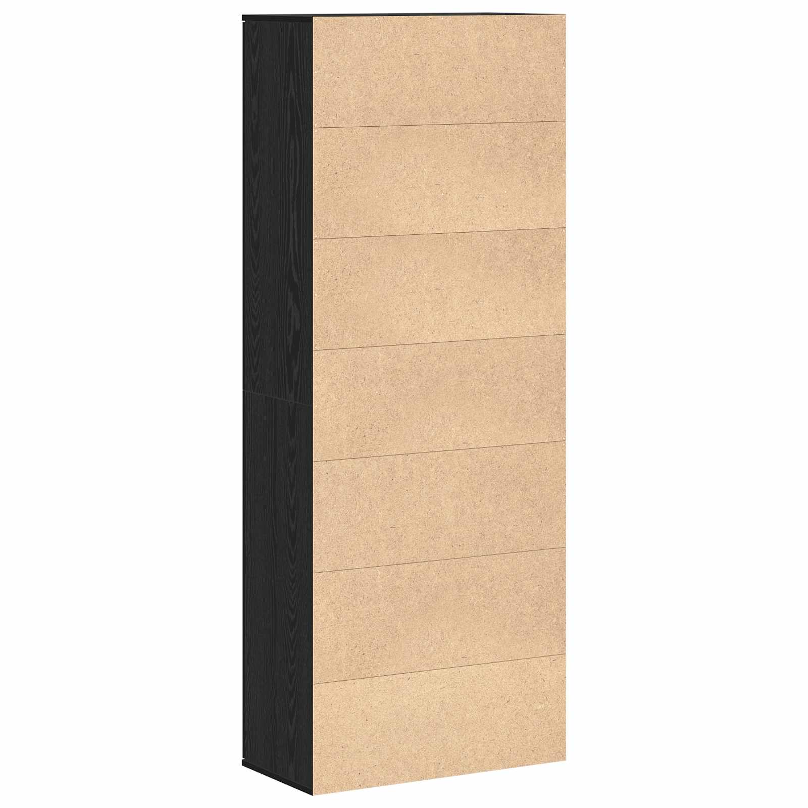 vidaXL Highboard 70 x 33.5 x 180 cm Drewno inżynieryjne Czarny Dąb