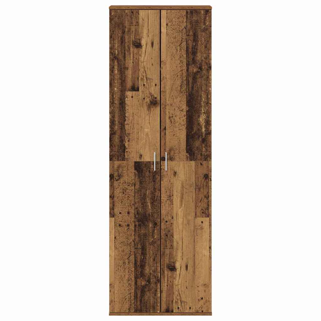 vidaXL Highboard Stare drewno 60 x 35 x 180 cm Materiał drewnopochodny