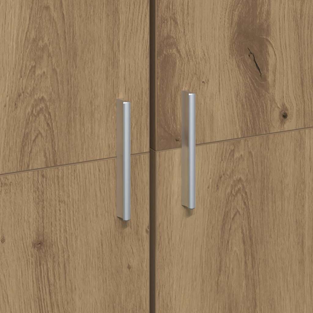vidaXL Highboard dąb artisan 60 x 35 x 180 cm Materiał drewnopochodny