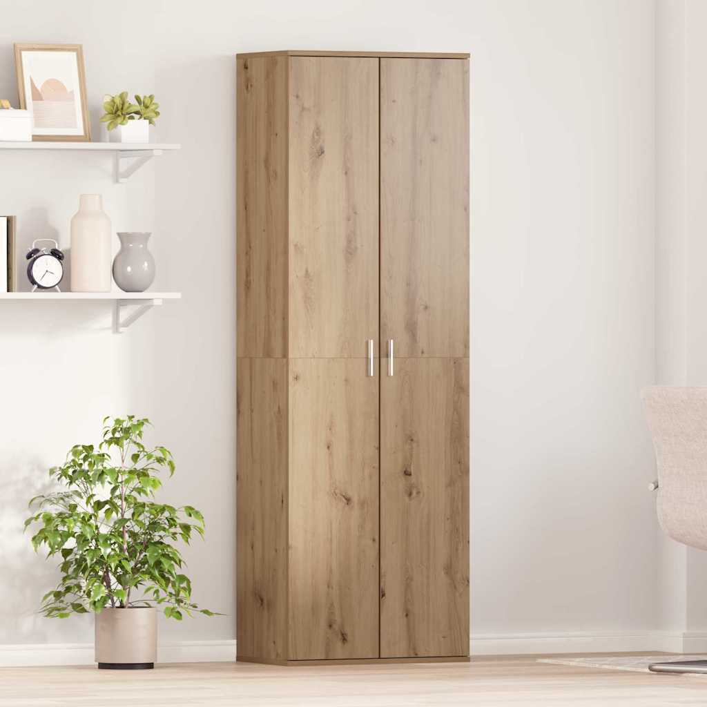vidaXL Highboard dąb artisan 60 x 35 x 180 cm Materiał drewnopochodny