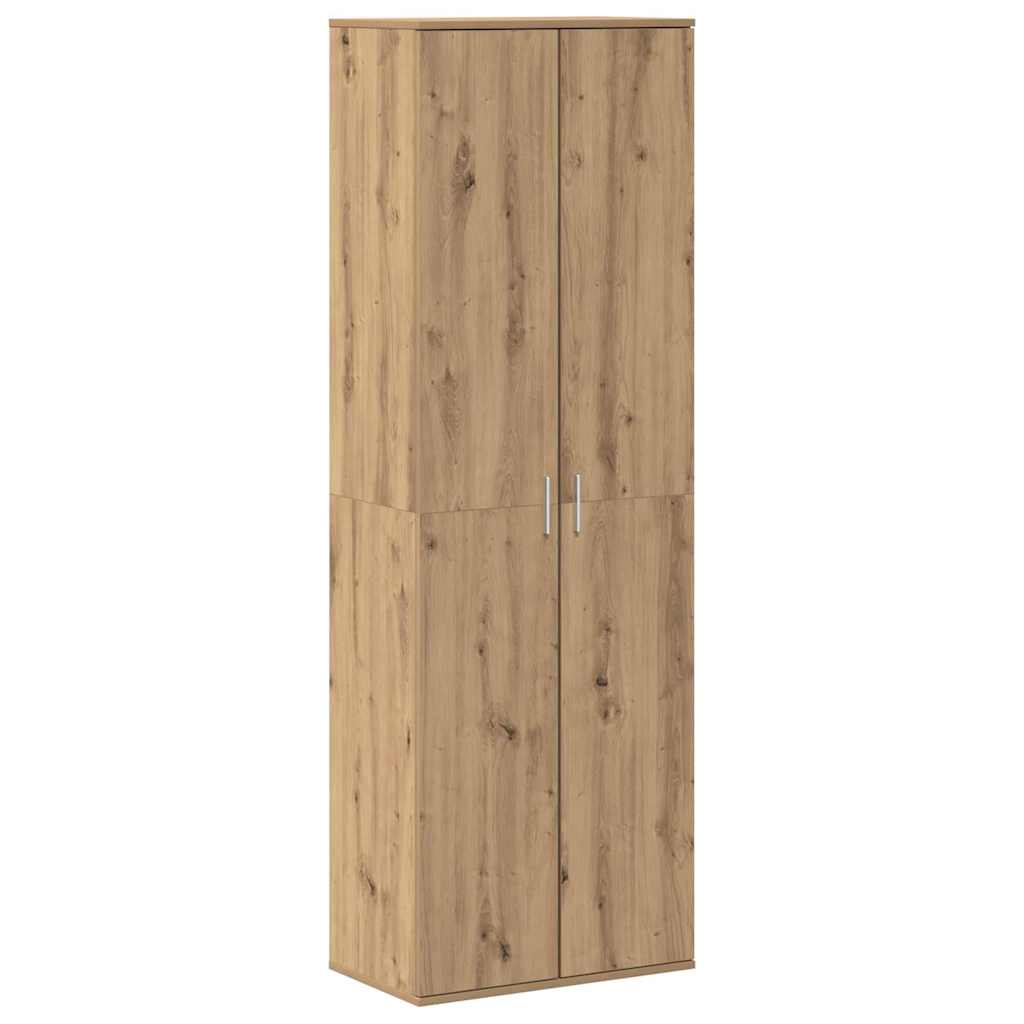 vidaXL Highboard dąb artisan 60 x 35 x 180 cm Materiał drewnopochodny