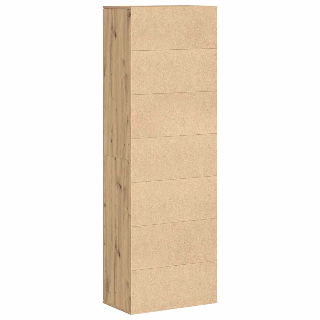 vidaXL Highboard dąb artisan 60 x 35 x 180 cm Materiał drewnopochodny